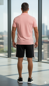 Conjuntos de Verano para Hombre al por Mayor, 2 Piezas, Camiseta y Pantalones Cortos, Secado Rápido, Tela de Algodón de Alta Calidad, Cómodos de Usar - Product Image 4