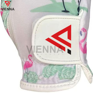 Gant de golf en gros personnalisé avec logo OEM ODM, motif drapeau sportif, anti-UV, antidérapant, respirant, évacuant l'humidité, durable, imprimé, pour main gauche - Product Image 3