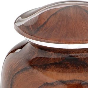 Urne funéraire en bois, urne de crémation en bois, urne en bois pour cendres, urne en bois artisanale, urne en bois naturel - Product Image 2