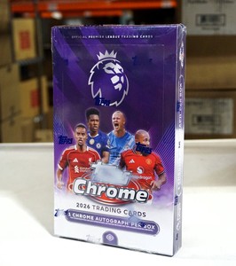 กล่องของสะสมฟุตบอลลีกอังกฤษแท้ ยี่ห้อ Topp Chromes ปี 2026 ซีลปิดอย่างดี - Product Image 1