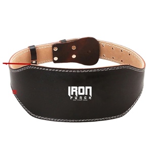 IRON PUNCH เข็มขัดพยุงเอวสำหรับยกน้ำหนัก หนังแท้ ปรับได้ ป้องกันการลื่นไถล ปิดด้วยหัวเข็มขัด ใช้ได้ทั้งชายและหญิง สำหรับการฝึกความแข็งแรงระดับมืออาชีพ - Product Image 1