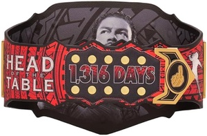 Ceinture de championnat du monde poids lourd de la WWE, modèle 1316 Days, avec boucle en acier, plaques dorées, en cuir de vache - Adulte - Product Image 4