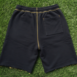 Heavyweight Fleece Raw Edge <b>Shorts</b> <b>Men</b> Elastic Waist Drawstring Mid Length <b>Sweat</b> <b>Shorts</b> <b>Men's</b> 450gsm Fleece Jogger <b>Shorts</b> <b>Mens</b> - Product Image 5