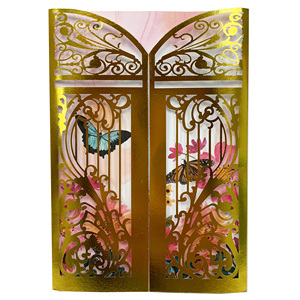 Porte-documents en papier à motif floral - Product Image 1