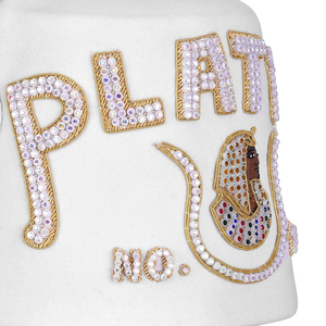 Chapeau Fez Maçonnique Rayé en Coton, Rouge Bordeaux, en Feutre ou Velours, Une Rangée de Strass, Lettres, Service OEM, Vente en Gros - Product Image 3
