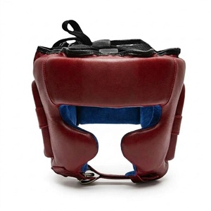 Casque de protection en cuir personnalisé avec logo pour la boxe thaïlandaise, adapté aux adultes et aux enfants, pour l'entraînement et les combats - Product Image 1