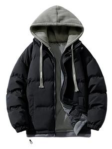 Chaqueta acolchada para hombre, cálida, de alta calidad, material aislante, cómoda, impermeable, resistente al viento, abrigo de invierno a la moda, OEM ODM 2026 - Product Image 2