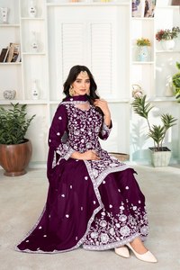 <b>Presenting</b> New Collection Modern Heavy Embroidery Sequence Work Top Bottom and Dupatta Set for Women Party Wear - Product Image 3