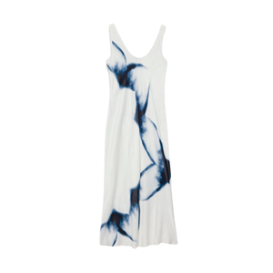 Vestido midi vintage con estampado para mujer, vestido con mangas abullonadas - Product Image 5