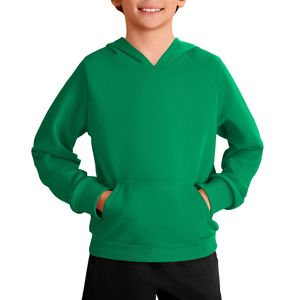 Nouveau modèle 2026, couleur verte, 100% coton, sweat à capuche d'hiver pour enfants, logo personnalisé de haute qualité, tissu polaire, sweat à capuche pour garçons - Product Image 1