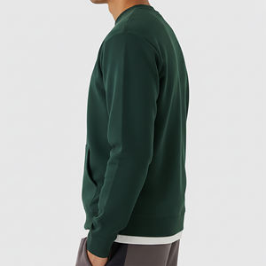 Sudadera Personalizada para Hombre, Cuello Redondo, 100% Algodón, Felpa Francesa de 420 GSM, Color Sólido, Lavado Ácido, Estilo Vintage - Product Image 6