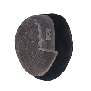 Q6 Model 100% Human Hair Lace Front <b>Wig</b> for <b>Men</b> Remy Indian Hair Customized Color Middle/Center Design Taz Hair BD - Product Image 1