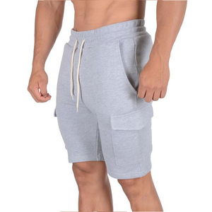 กางเกงขาสั้นเอวสูงแฟชั่นใหม่สำหรับผู้ชาย ผ้าฝ้าย แห้งเร็ว ระบายอากาศได้ดี เป็นมิตรกับสิ่งแวดล้อม เหมาะสำหรับใส่ลำลอง ออกกำลังกาย ฟิตเนส - Product Image 3