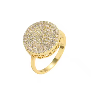 <b>Men's</b> White Gold Diamond <b>Ring</b> Round Brilliant Cut Natural G Color Hiphop Style Everyday Wear Jewelry - Product Image 3