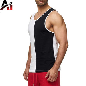 Camiseta sin mangas para hombre al por mayor, ligera, de verano, para gimnasio, con logo personalizado, de algodón, suave, informal, para fitness - Product Image 3
