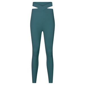 Nouveaux leggings décontractés sans couture en tricot, longueur intégrale, couleur noire unie, extensibles en spandex et nylon, leggings pour femmes, style basique toutes saisons - Product Image 3