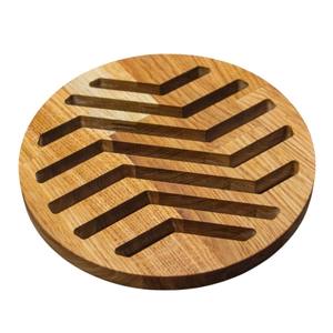 Salvamanteles de madera de forma irregular, ecológico y hecho a mano, resistente al calor, para platos calientes, accesorio de cocina, protector de mesa - Product Image 6