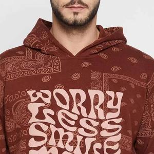 Sudadera con Capucha Estampada de Araña Estilo Urbano, 100% Algodón Preencogido, Sudadera con Capucha Estampada Esencial para Hombre - Product Image 2