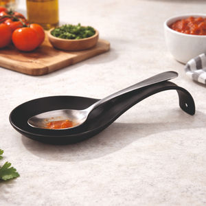 Repose-cuillère en acier inoxydable, support pour ustensiles de cuisine, compatible lave-vaisselle, SS 14/1, prix bas - Product Image 4