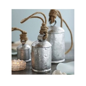 Campana navideña de metal, adorno colgante para decoración de árboles, regalo navideño personalizado, accesorios. - Product Image 1