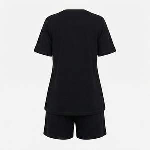 Ensemble de vêtements de maison de haute qualité en 2 pièces, t-shirt à manches courtes et short, nouveau ensemble estival pour femmes - Product Image 2
