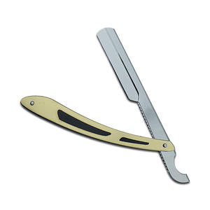 Rasoir à lame unique UBI Gold Handle, lame en acier à haute teneur en carbone, plastique, pour le rasage du visage - Product Image 2