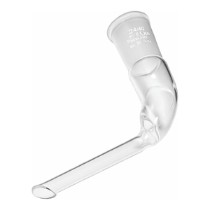 Adaptador de Tubo Angulado PYREX 105 de Vidrio Borosilicato con Unión 24/40 para Destilación - Product Image 2