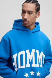 Conjunto Deportivo Personalizado de Felpa Ecológica, 100% Algodón, Grueso, Corte Regular, con Capucha, Cortavientos, para Hombre, con Cierre de Cordón - Product Image 3