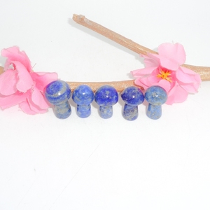 Cristal de Lapislázuli Natural Tallado en Forma de Hongo, Cristal Curativo Azul, Reiki, Meditación, Decoración Feng Shui, Venta al por Mayor, Marca Chakralume, Rajasthan - Product Image 3
