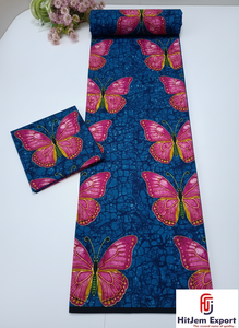 Tela de Popelina 100% Algodón con Estampado Africano de Cera de Tanzania de Primera Calidad para Prendas de Moda y Manualidades - Product Image 3