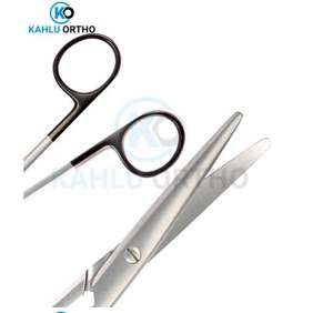 Ciseaux à pansements chirurgicaux de haute qualité à poignée noire, prix compétitif, meilleur fournisseur, par KAHLU ORTHOPEDIC - Product Image 2