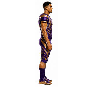 Uniforme de football américain personnalisé de qualité supérieure, polyester respirant, couleurs et logo personnalisés, vente chaude - Product Image 4