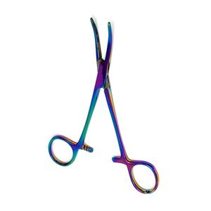 2026 OEM ODM Paquete de 10 Pinzas Hemostáticas de Mosquito de 5 Pulgadas con Bloqueo, 5 Curvas y 5 Rectas, Instrumento Manual de Acero Inoxidable - Product Image 5