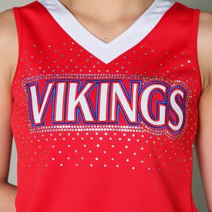 ออกแบบชุดยูนิฟอร์มเชียร์ลีดเดอร์ของทีมของคุณเอง ผ้าเนื้อนุ่ม โพลีเอสเตอร์ 100% ชุดฝึกซ้อมทีม - Product Image 4