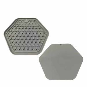 Alfombrilla de silicona de colores vibrantes para comer lentamente, suministro de fábrica certificado, con logotipo personalizado y diseño original - Product Image 5