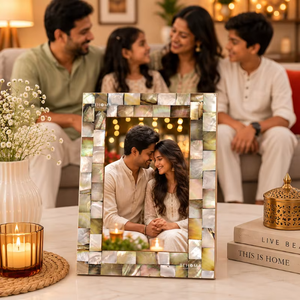 Cadre photo lumineux MOP personnalisé, cadeau personnalisé pour anniversaire, cadeau pour anniversaire de mariage, cadre photo pour la décoration de la maison ou du bureau, décoratif - Product Image 6