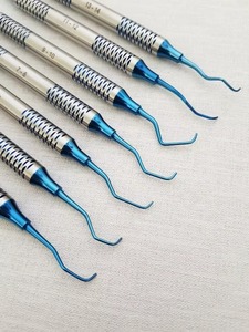 Kit d'instruments chirurgicaux dentaires manuels en acier inoxydable pour restauration composite, double embout 2,1 mm/2,4 mm, certifié CE - Product Image 6