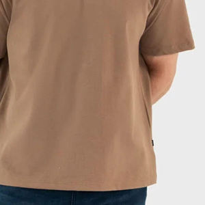 Camiseta de Alta Calidad 100% Algodón, Estilo Urbano, Cuello Redondo, Corte Regular, Diseño de Cuello Personalizable, Color Personalizado, Ecológica para Hombre - Product Image 6