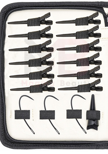 MAGMA BEAUTY Commercial Use Hair Extension Tools Pliers Kit 3 Holes Stainless Steel Pliers Hair Loop <b>Hook</b> Threader <b>Clips</b> Weaving - Product Image 5