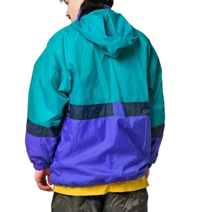 Men's Hooded Color Blocking Puffer Jacket Windproof Streetwear Regular Fit Polyester Nylon Shell Autumn Wear - Product Image 4