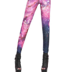 Leggings de yoga élastiques de haute qualité en polyester et élasthanne, leggings de compression pour femmes, leggings de sport à taille haute, leggings à sublimation - Product Image 4