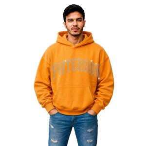 Sweat-shirts personnalisés pour hommes, marque privée, coton molletonné, streetwear, fabricant de vêtements en gros pour les marques américaines, britanniques et européennes - Product Image 4