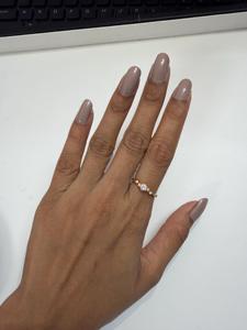 Bague Solitaire Empilable à Griffes, Diamant de Laboratoire Rond Moderne Taille Ronde, pour Usage Quotidien, Fabricant de Bijoux Fins en Or Massif 10k 14k - Product Image 1