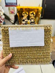 Wholesale Crystal Beaded <b>Fringe</b> <b>Trim</b> Tassel Lace For Garments Curtains Luxury Home Decor Handwoven Glass Bead Ribbon - Product Image 3