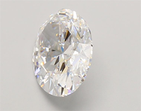 Diamante Cultivado en Laboratorio de Forma Ovalada Blanca de 2.07 Quilates, VVS1, Corte Excelente