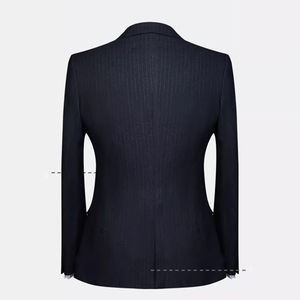 Costume de cérémonie décontracté pour homme avec logo personnalisé, coupe ajustée, blazer, smoking, pour fêtes et mariages - Product Image 5