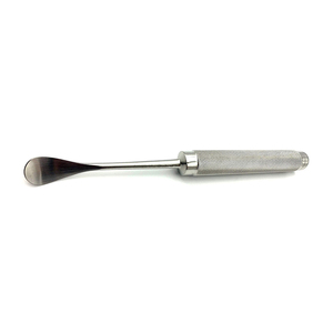 Élévateur chirurgical lombaire Cobb à lame incurvée de 11'' et de 25 mm de large, manche en acier inoxydable incurvé, outils au prix le plus bas - Product Image 5