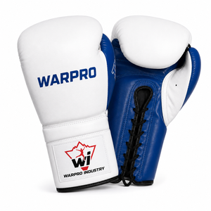 Guantes de Boxeo Personalizados con Logotipo de la Marca WARPRO INDUSTRY, de Piel Sintética, con Cordones, Transpirables, Ligeros, para Entrenamiento, Sparring, Hombres y Mujeres, Kickboxing - Product Image 3