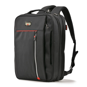 Minimalist Nylon Laptop <b>Backpack</b> with Zipper Closure Water Resistant 20-39L Capacity Unisex Shoulder <b>Strap</b> Handle Travel Work - Product Image 3