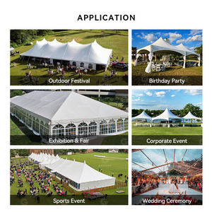 Tente à cadre pour événements Clear Party Heavy Duty Aluminium 20 X a <span class=keywords><strong>12x12</strong></span> Top 60x40 Avec Steel 20x20 Tent Vendeur - Product Image 2